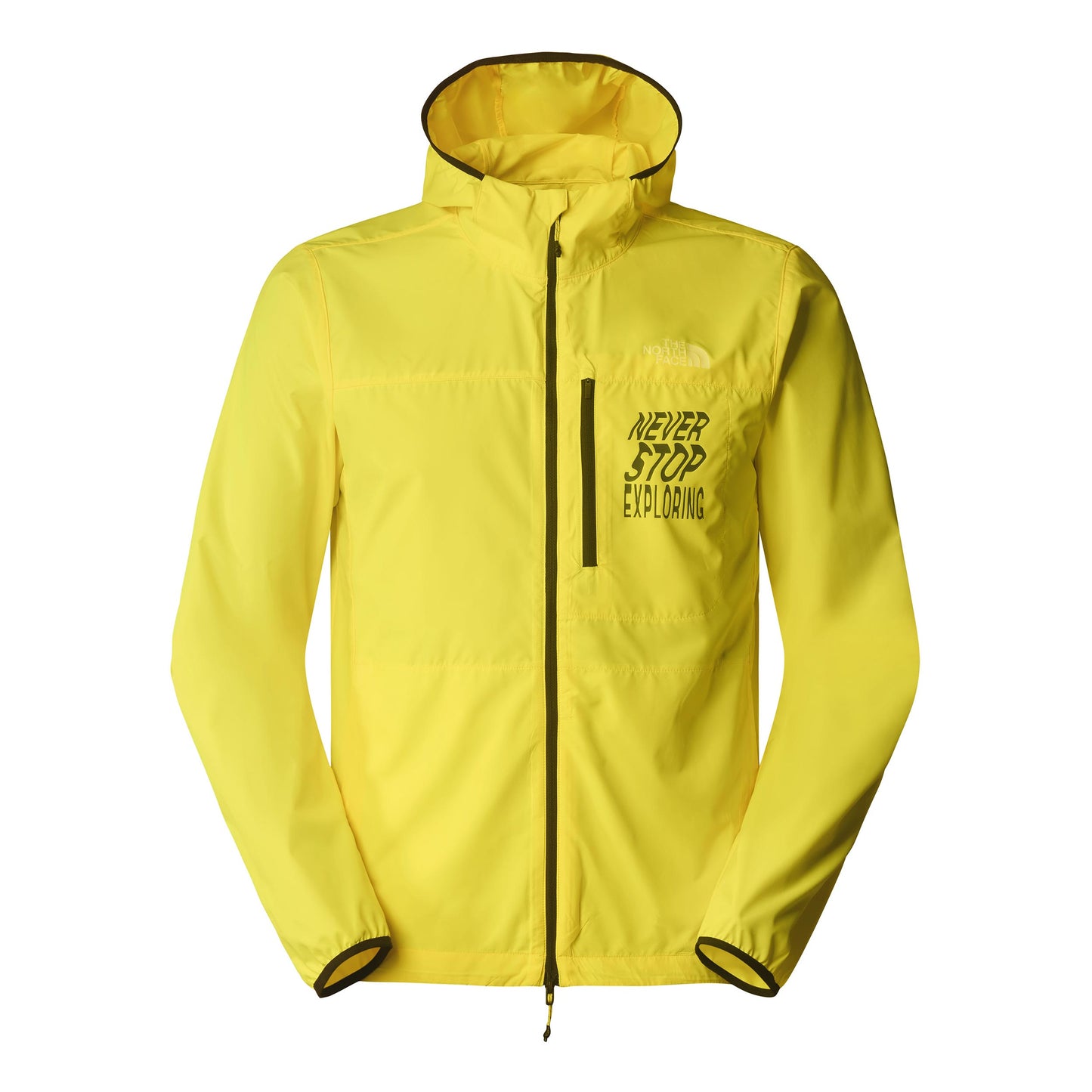 The North Face Higher Run Wind Laufjacke Herren - neongelb,