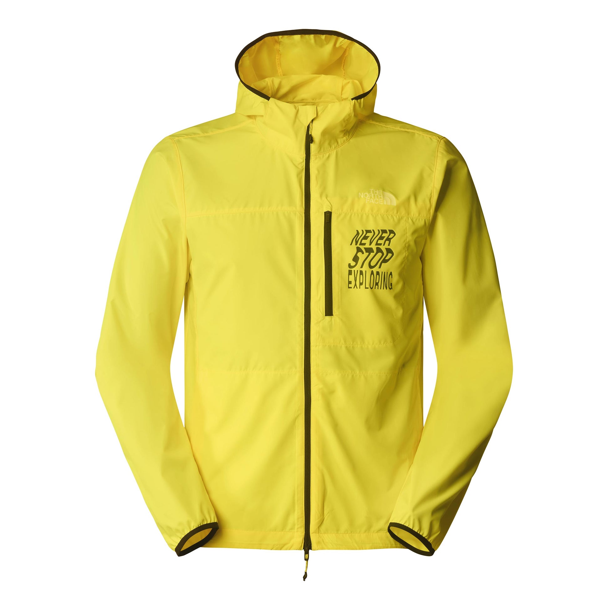 The North Face Higher Run Wind Laufjacke Herren - neongelb,