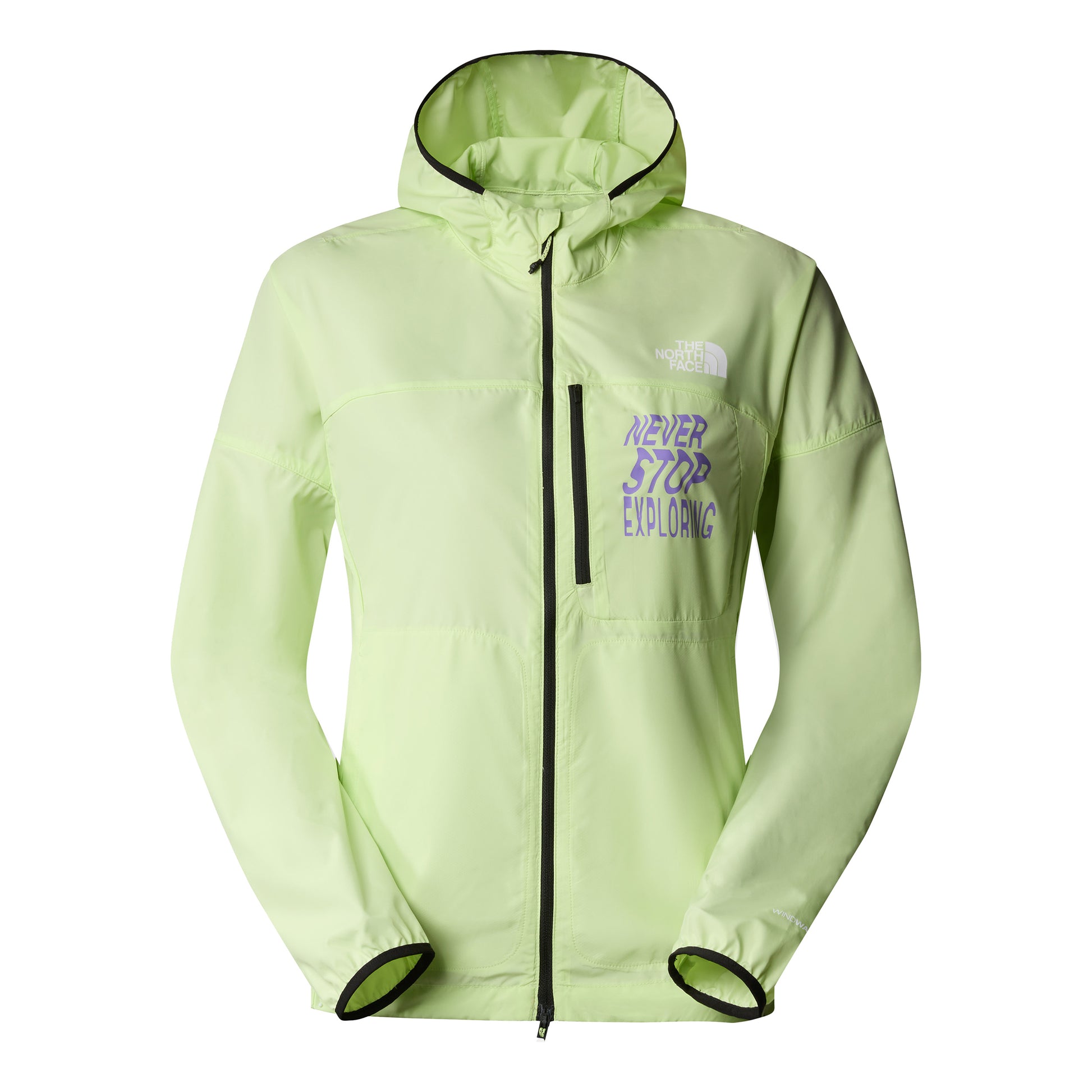 The North Face Higher Run Wind Laufjacke Damen - limette,