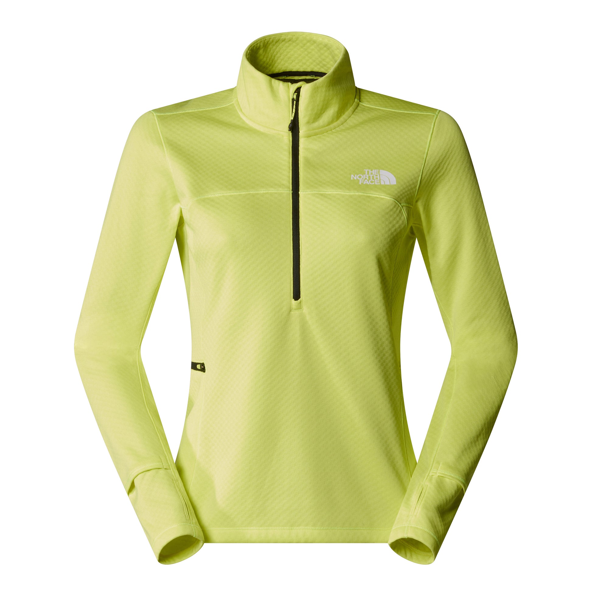 The North Face Winter Warm Pro 1/4 Zip Laufshirt Damen-Neongelb
