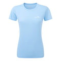 Core Laufshirt Damen - hellblau, weiß