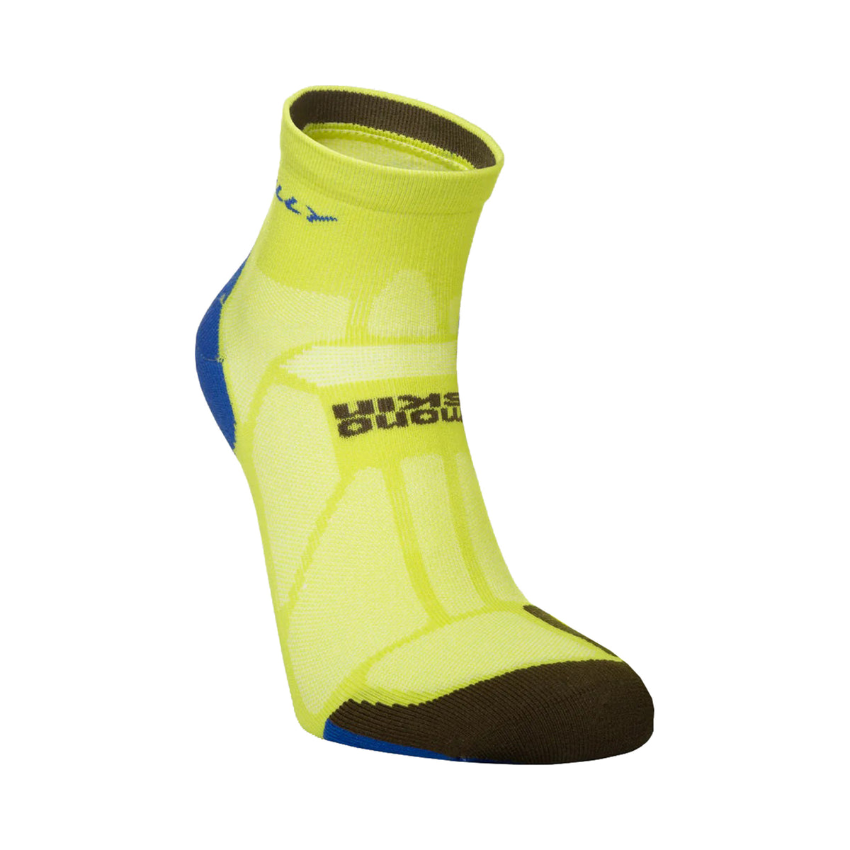 Hilly Marathon Fresh Anklet Minimum Cushioning Laufsocken Unisex - gelb, blau