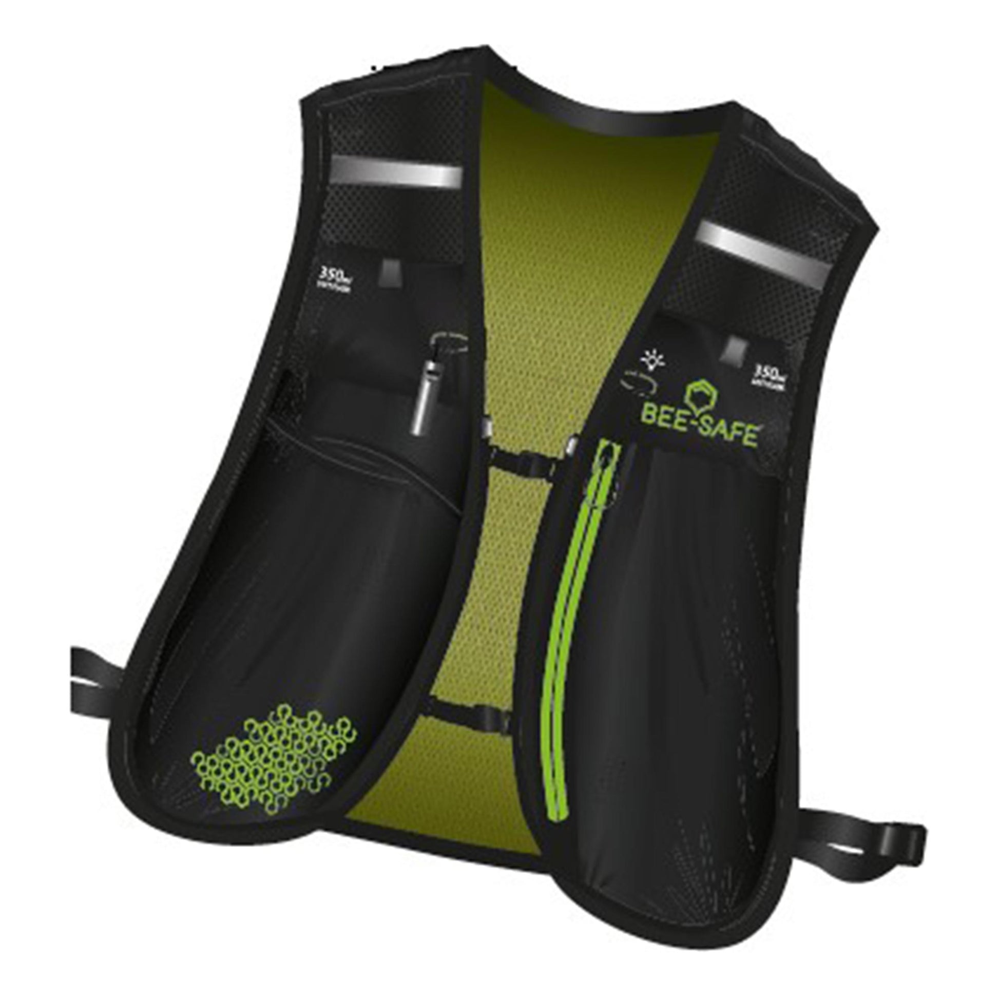 Bee-Safe Hydro 5 Ltr. (excl. Bladder) Trinkrucksack-Schwarz,Limette