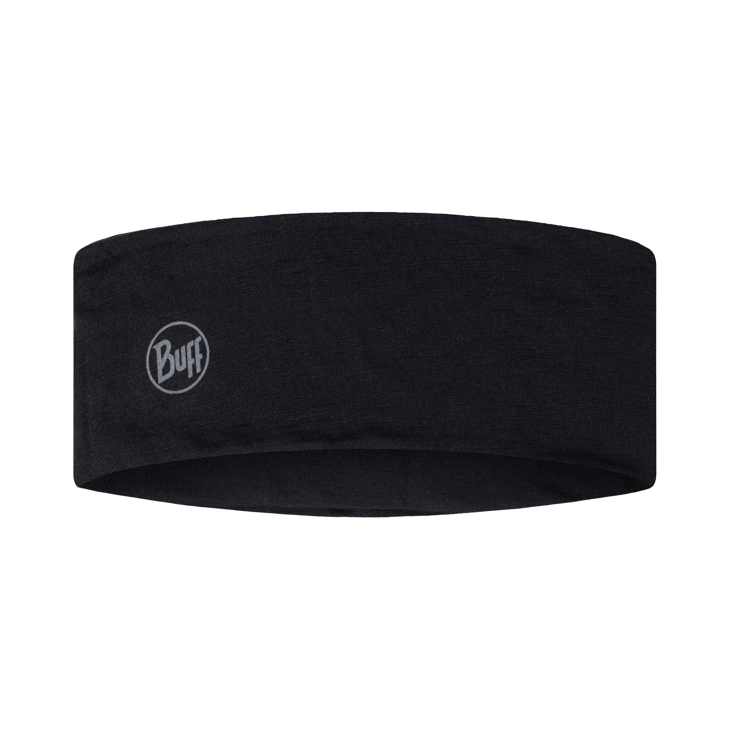 Buff Merino Lightweight Stirnband-Schwarz