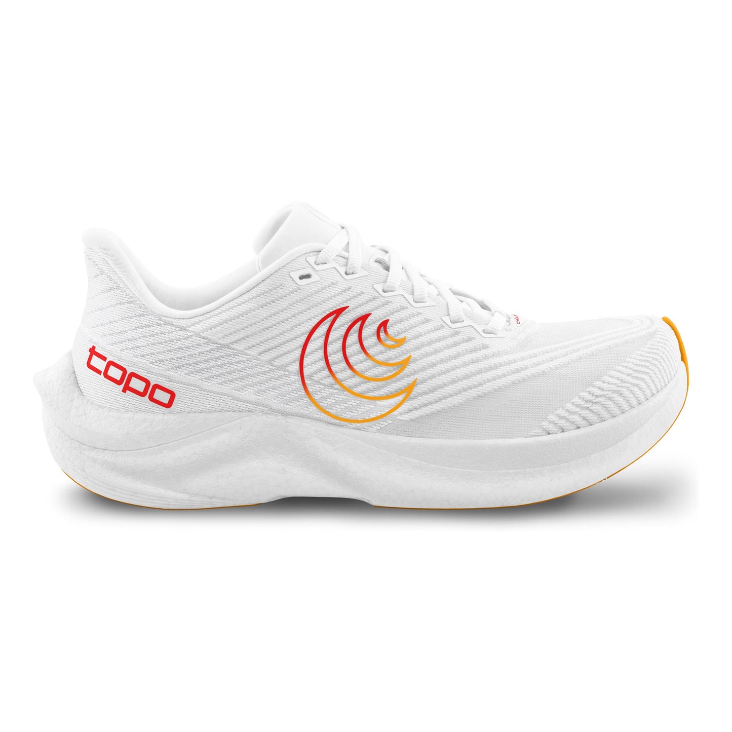 TOPO ATHLETIC Cyclone 3 Wettkampfschuh Herren-Weiß,Rot