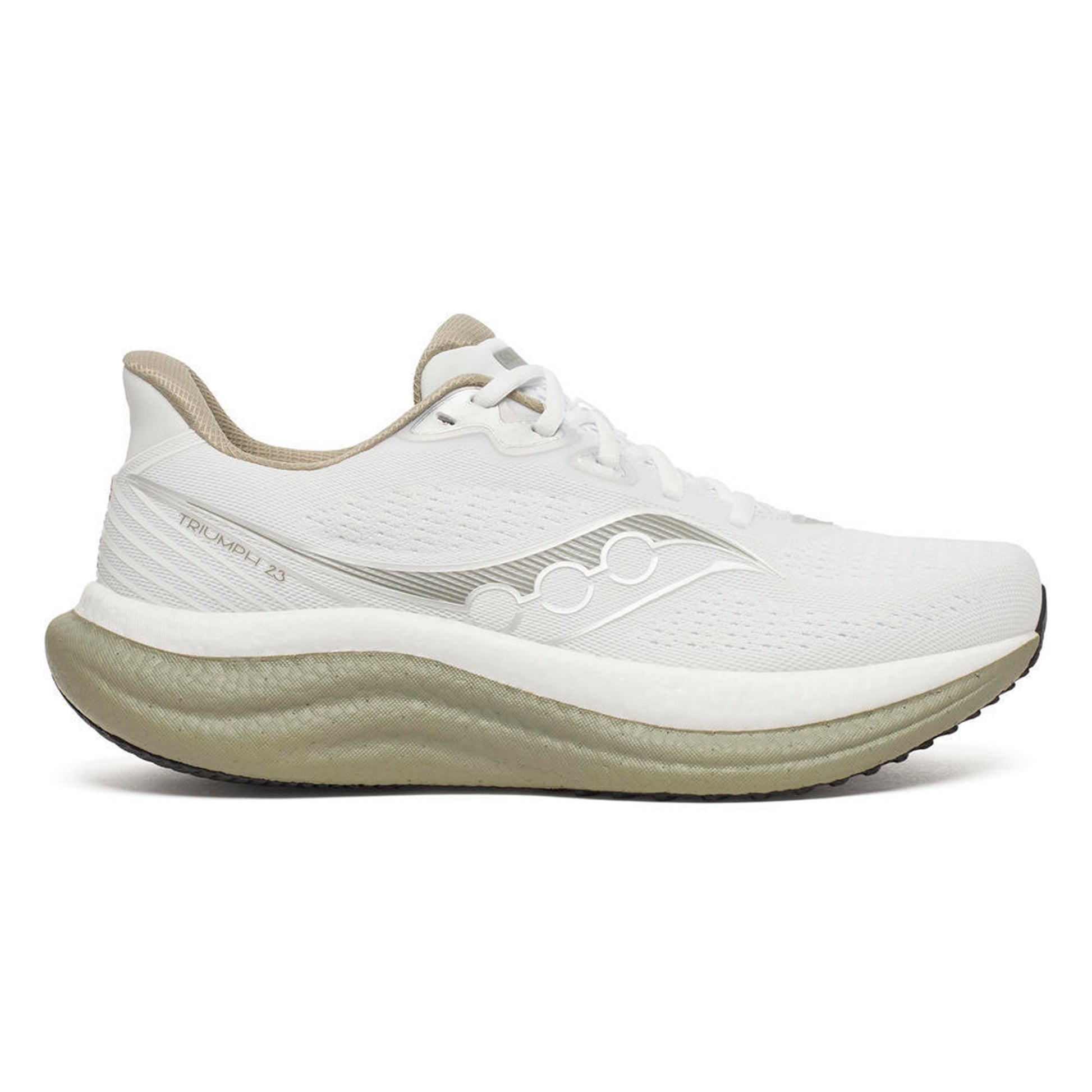 Saucony Triumph 23 Neutralschuh Herren-weiß, khaki