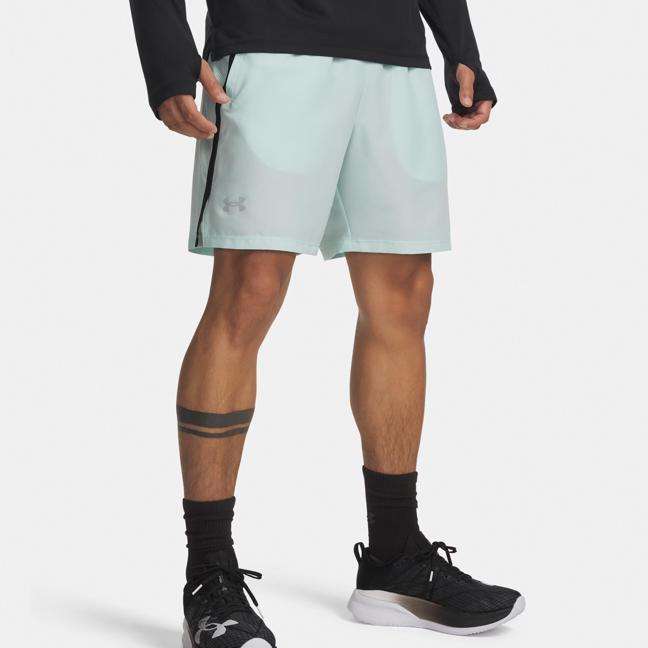 Under Armour Launch 7in  Laufshorts Herren - mint, schwarz