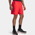 Launch 7in  Laufshorts Herren - rot, schwarz