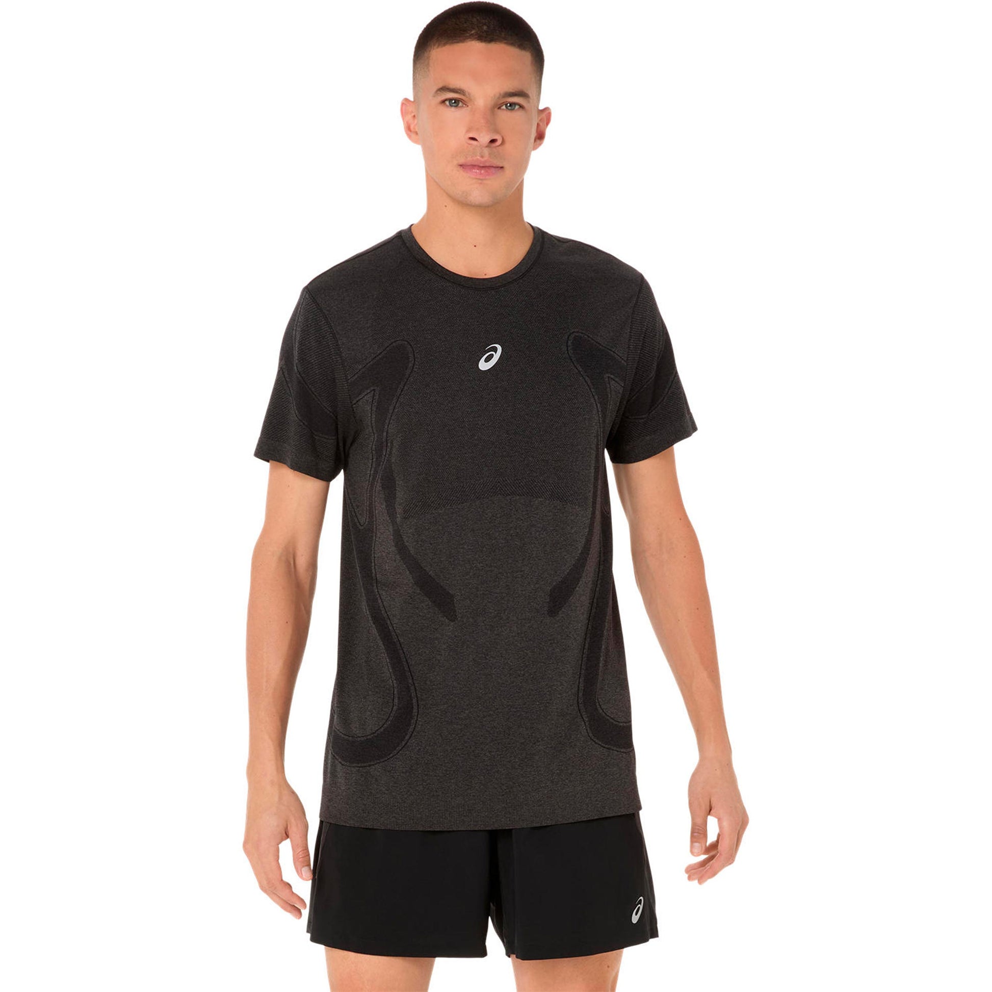ASICS Road Seamless  Laufshirt Herren - schwarz