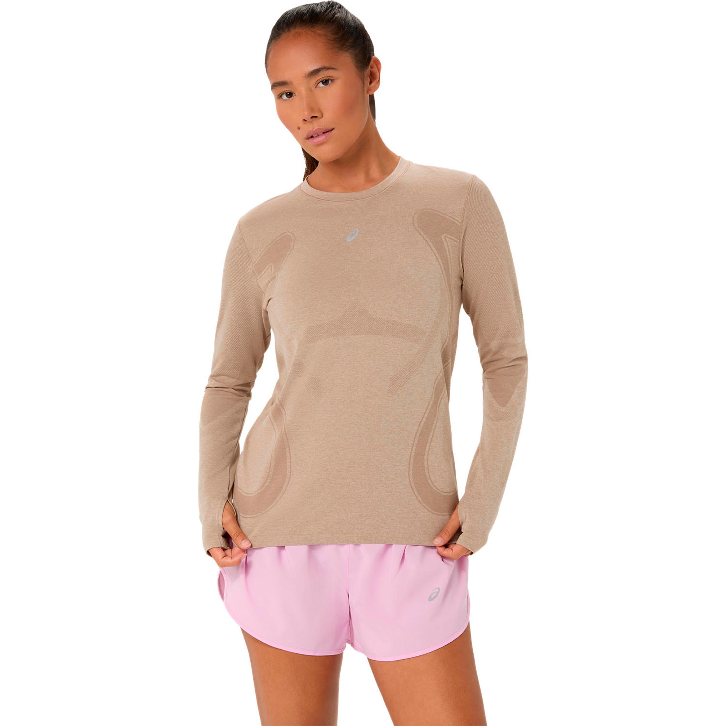 ASICS Road Seamless  Laufshirt Damen - beige