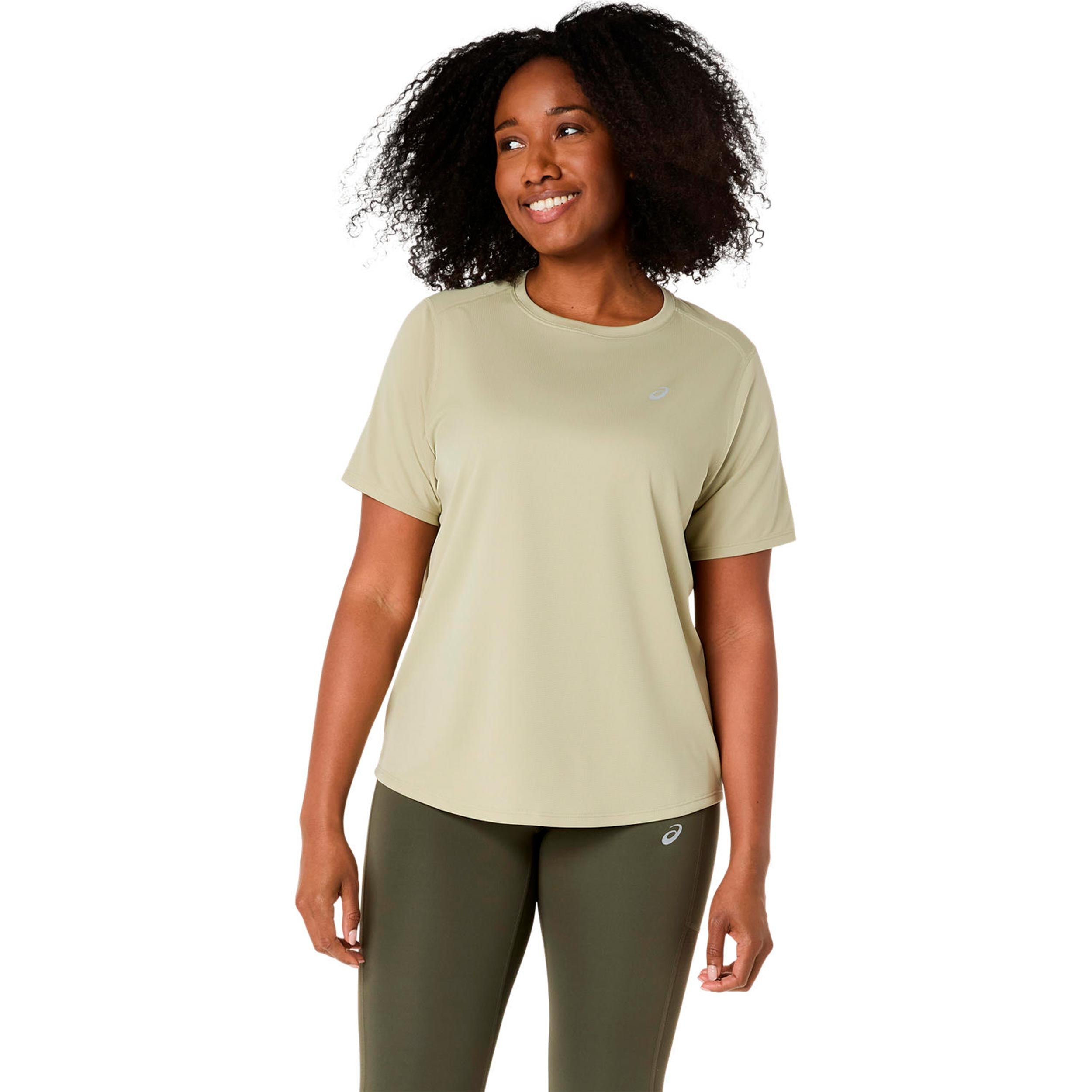 ASICS Core  Laufshirt Damen - khaki