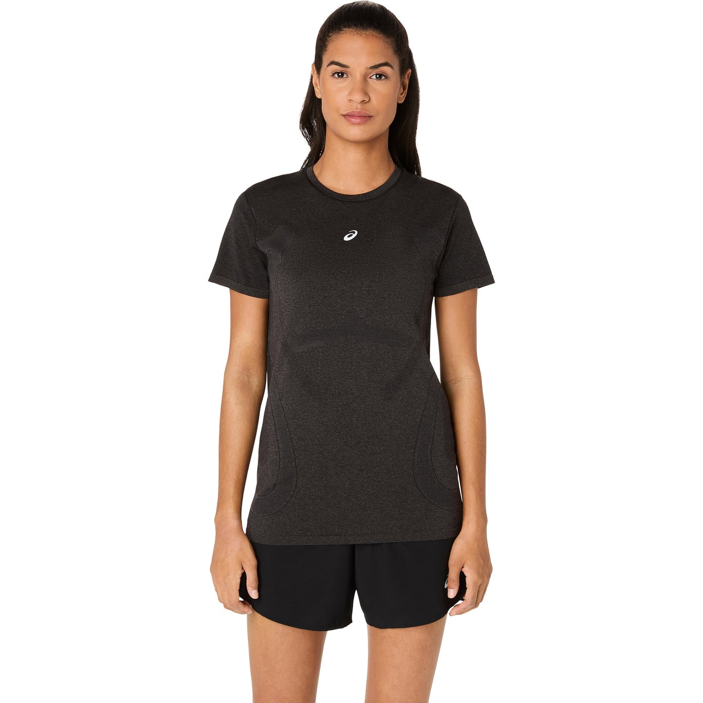 ASICS Road Seamless  Laufshirt Damen - schwarz, dunkelgrau