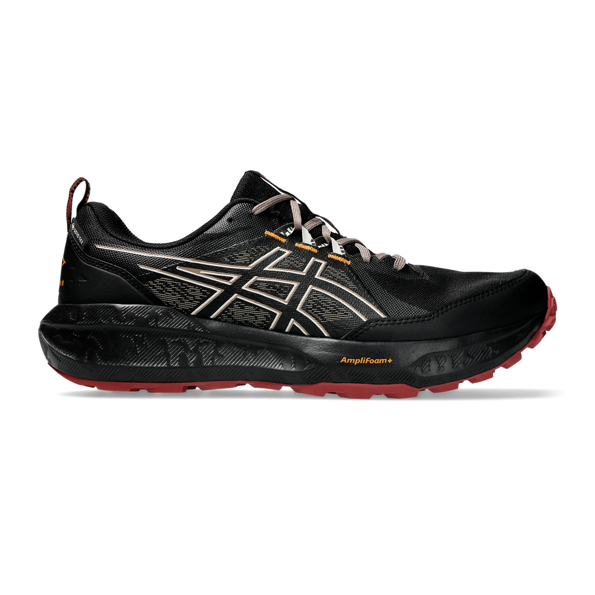 ASICS GEL-SONOMA 8 GTX Trailschuh Herren - schwarz, rot