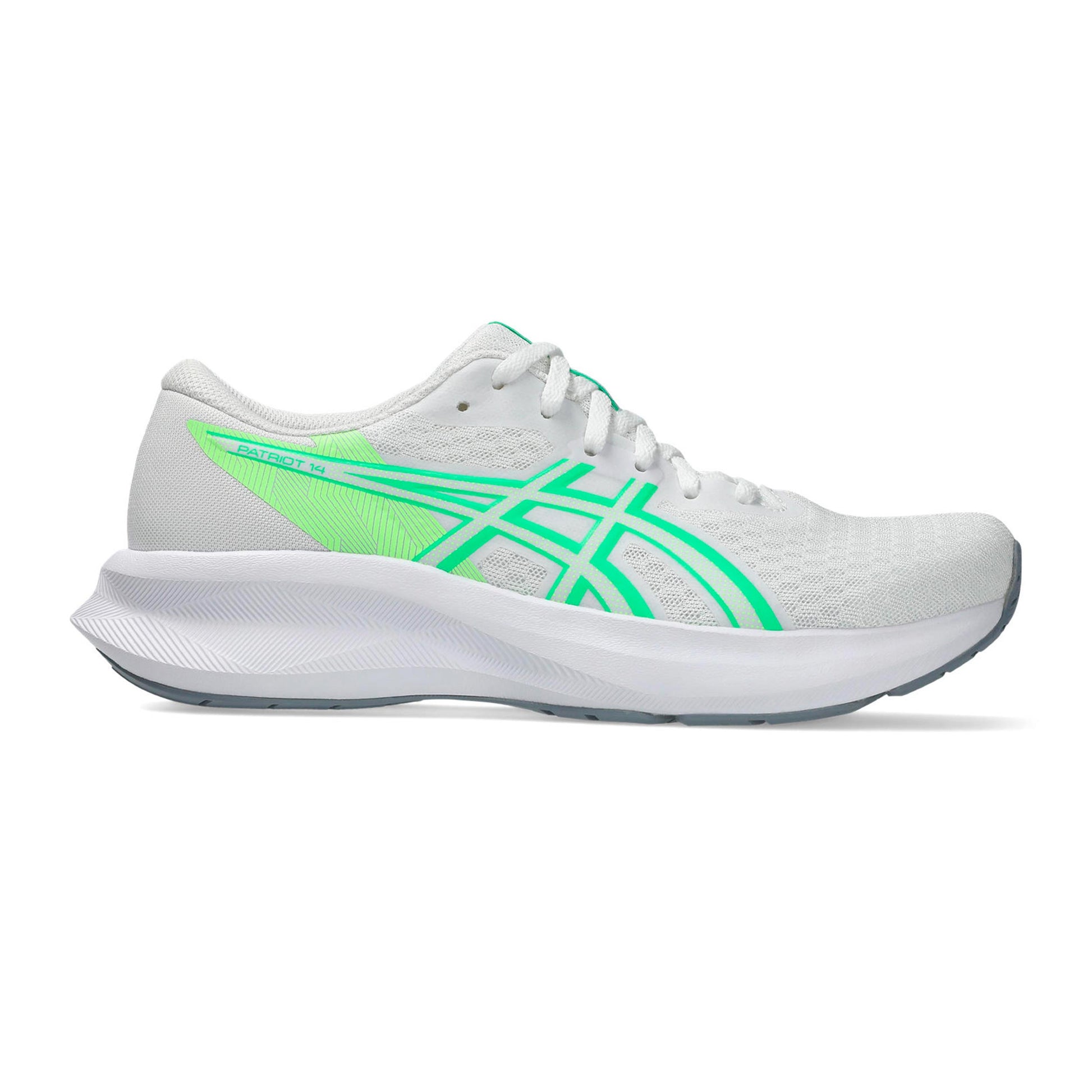 ASICS Patriot 14 Neutralschuh Damen - weiß, grün