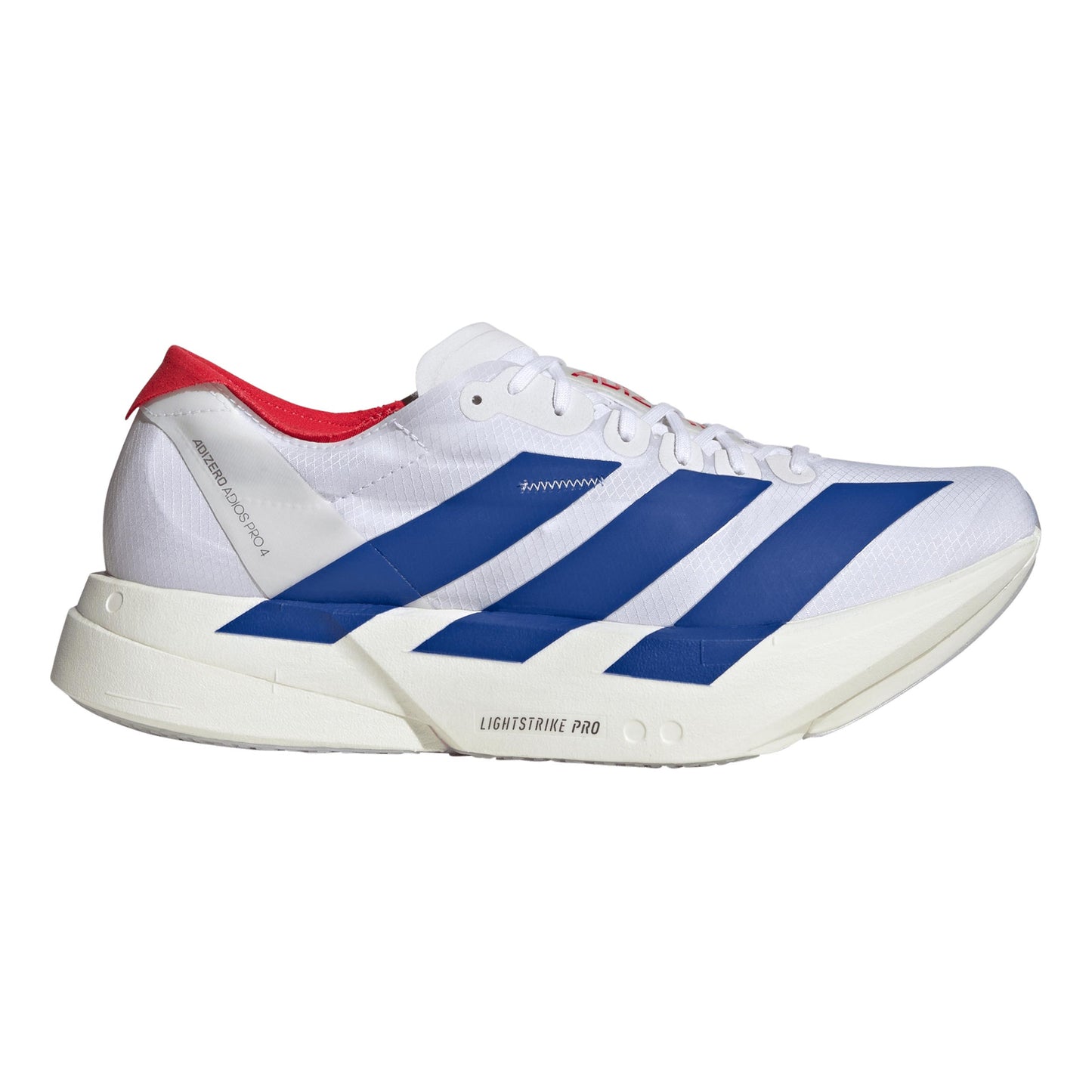 adidas adizero Adios Pro 4 Wettkampfschuh Herren - weiß, blau
