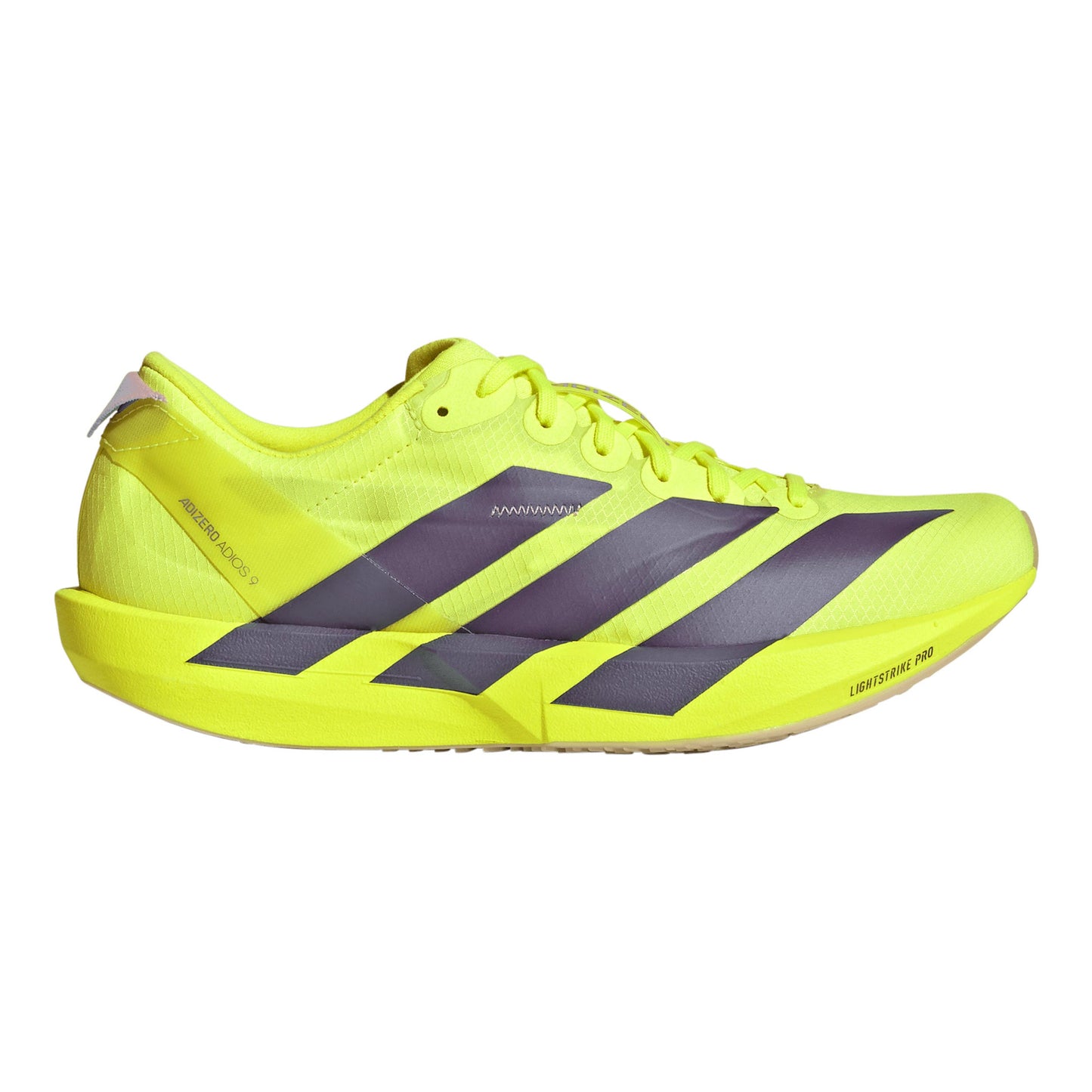 adidas adizero Adios 9 Wettkampfschuh Damen - neongelb, grau