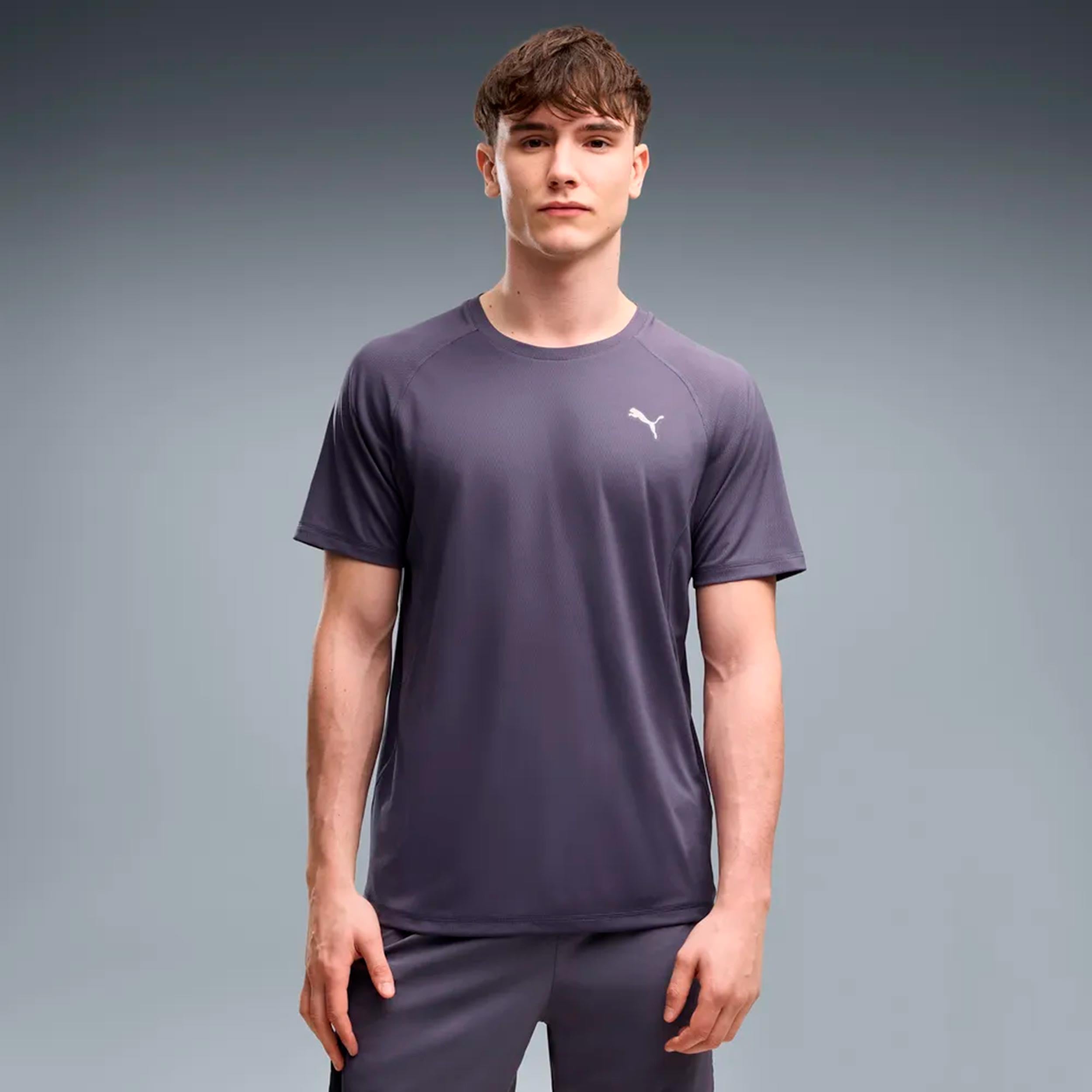 Puma Velocity  Laufshirt Herren - grau