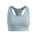 Seamless Medium Padded Sport Sport-BH Damen-hellblau