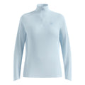Essential 1/2 Zip Laufshirt Damen-hellblau