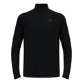 Essential 1/2 Zip Laufshirt Herren-schwarz, schwarz