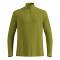 Essential 1/2 Zip Laufshirt Herren-grün