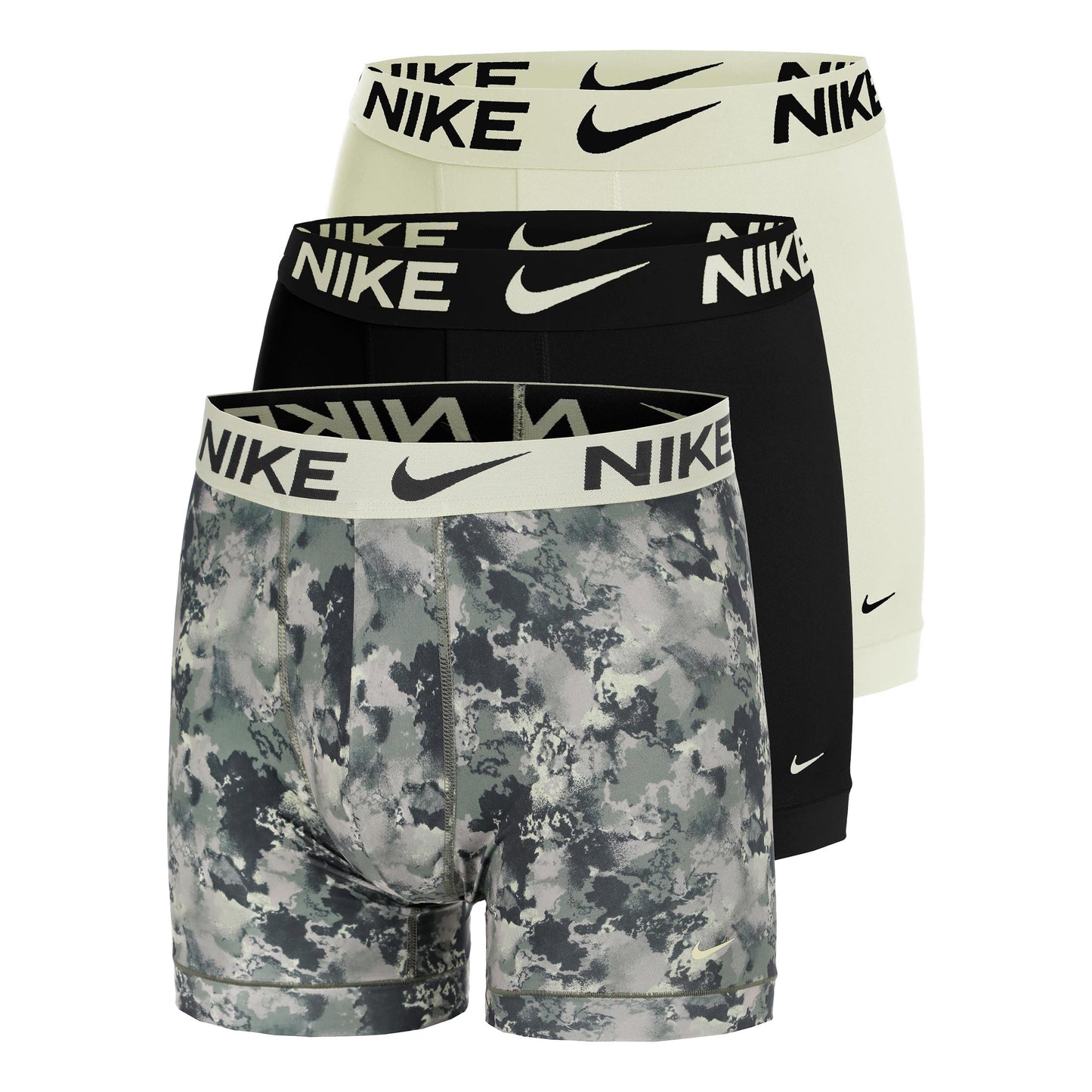 Nike Essential Micro Boxer Short - 3er Pack Herren-grau, grün