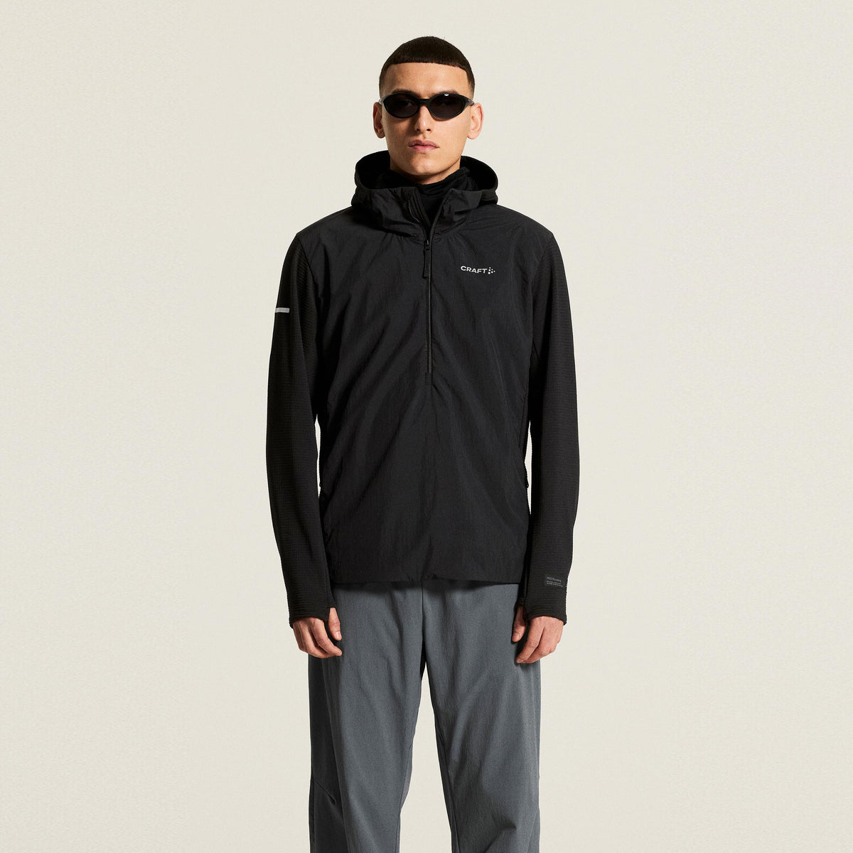 Craft SubZ Light Sweatjacke Herren - schwarz