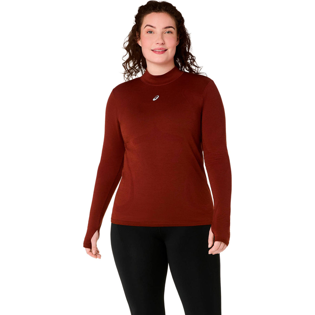 ASICS Road Winter Seamless  Laufshirt Damen - berry