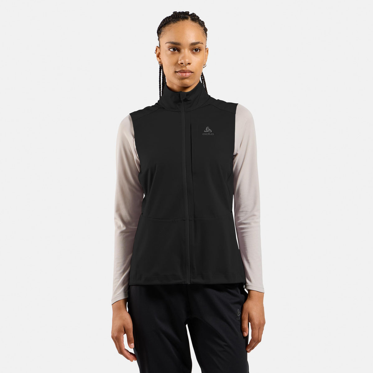 Odlo Zeroweight Warm  Laufweste Damen - schwarz