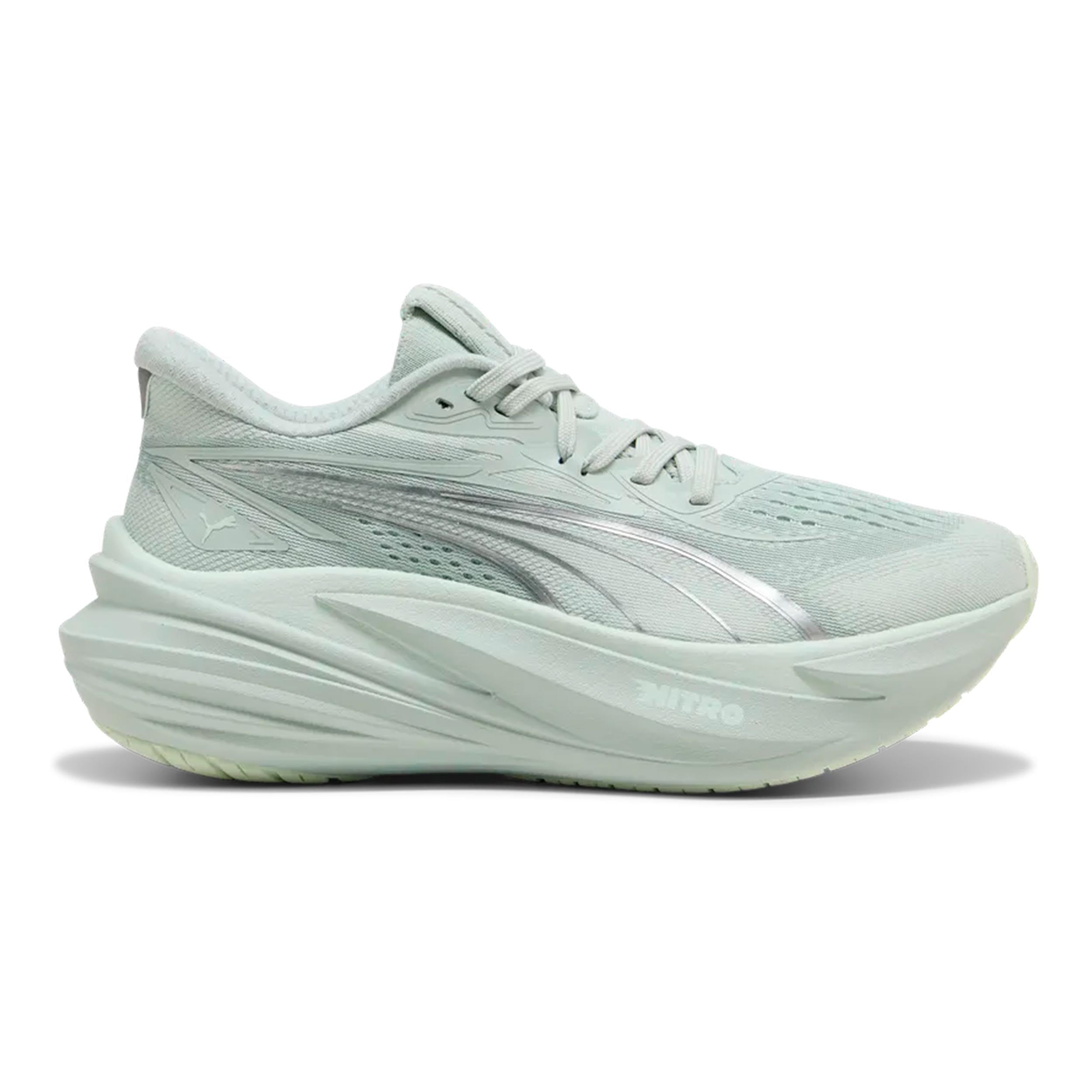 Puma MagMax Nitro 2 Neutralschuh Damen - hellgrün, silber
