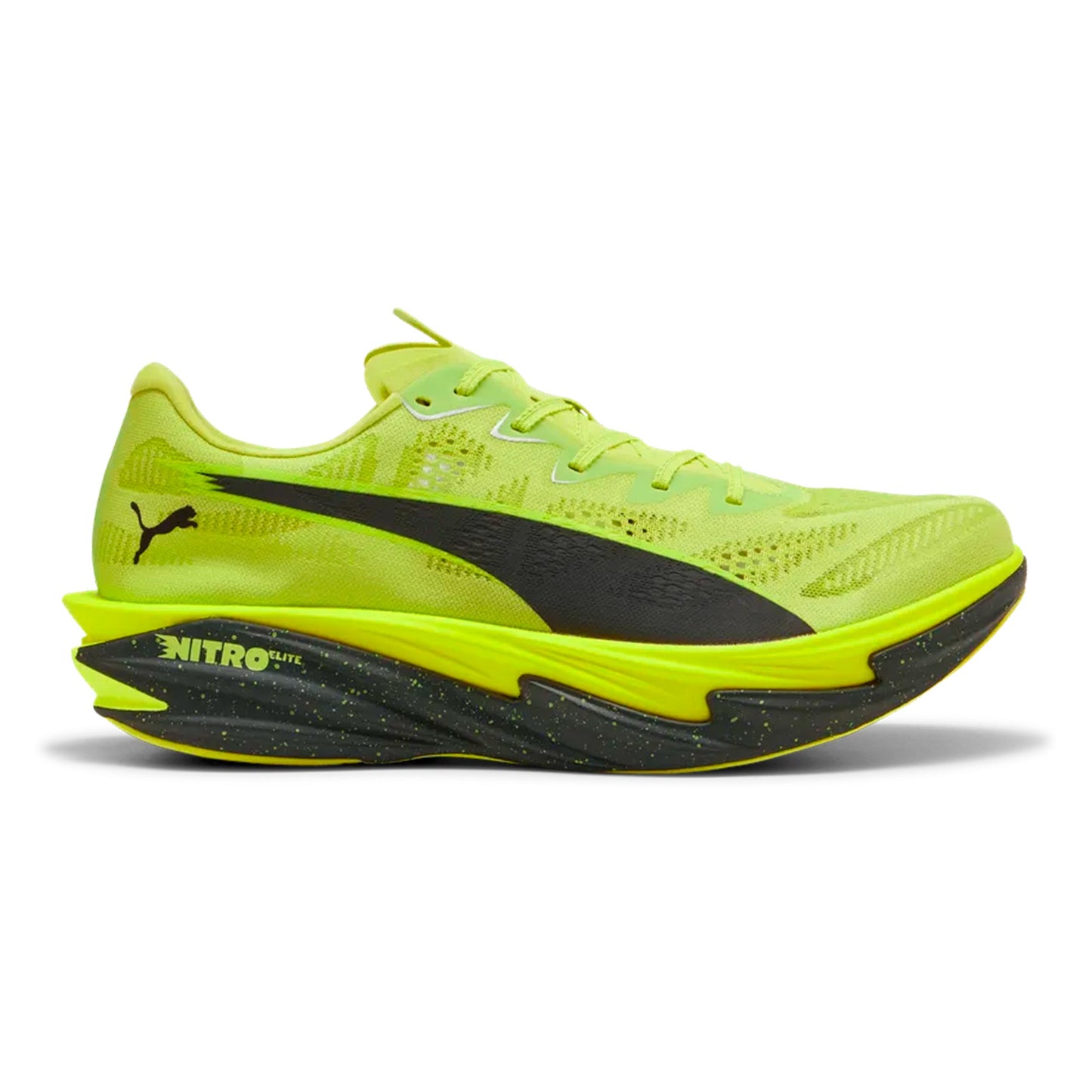 Puma Deviate Nitro Elite 4 Wettkampfschuh Herren - limette, schwarz