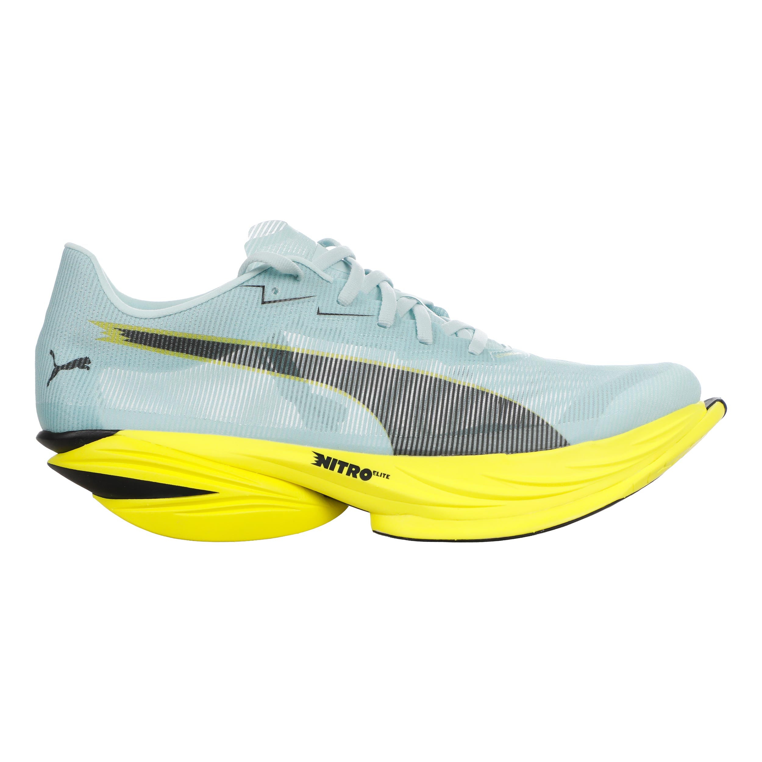 Puma FAST-R Nitro Elite 3 Wettkampfschuh Damen-hellblau, gelb
