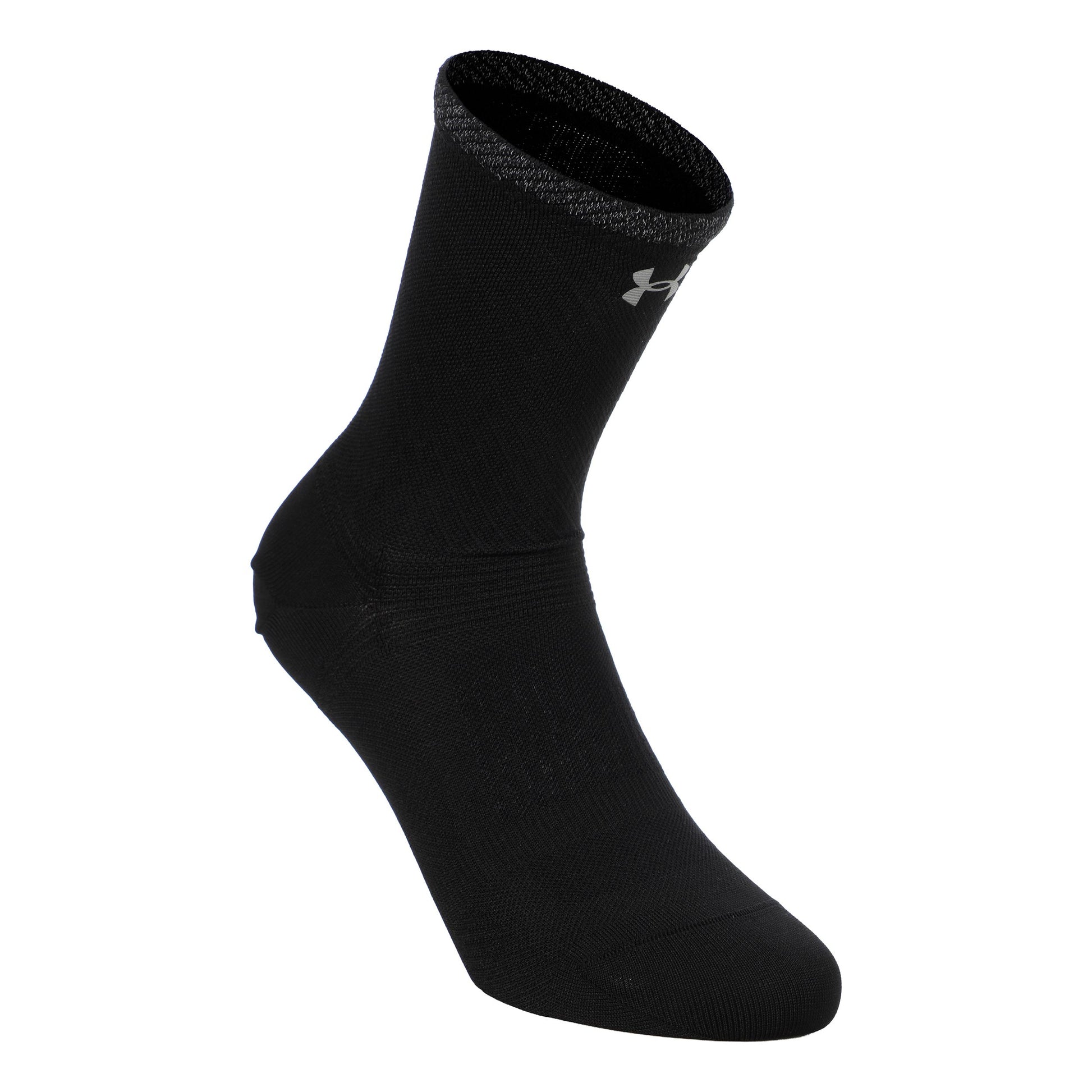 Under Armour Velociti Lite Crew  Laufsocken Unisex-schwarz, schwarz