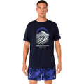 Fujitrail Logo  Laufshirt Herren - dunkelblau, blau