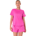 Icon Laufshirt Damen-rosa
