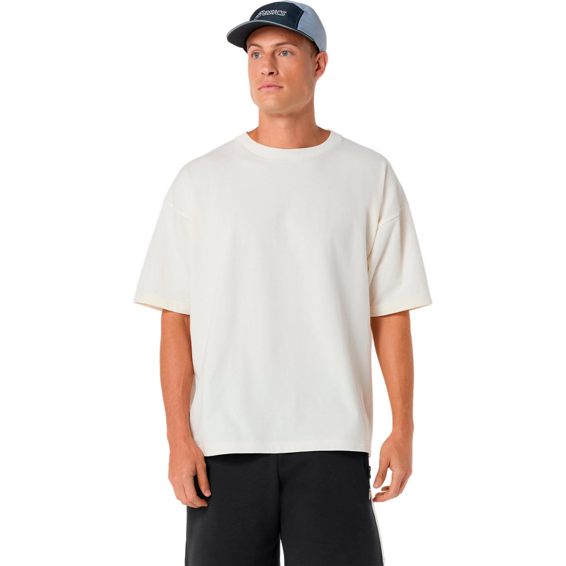 ASICS Track Club Heritage Relaxed Laufshirt Unisex-beige
