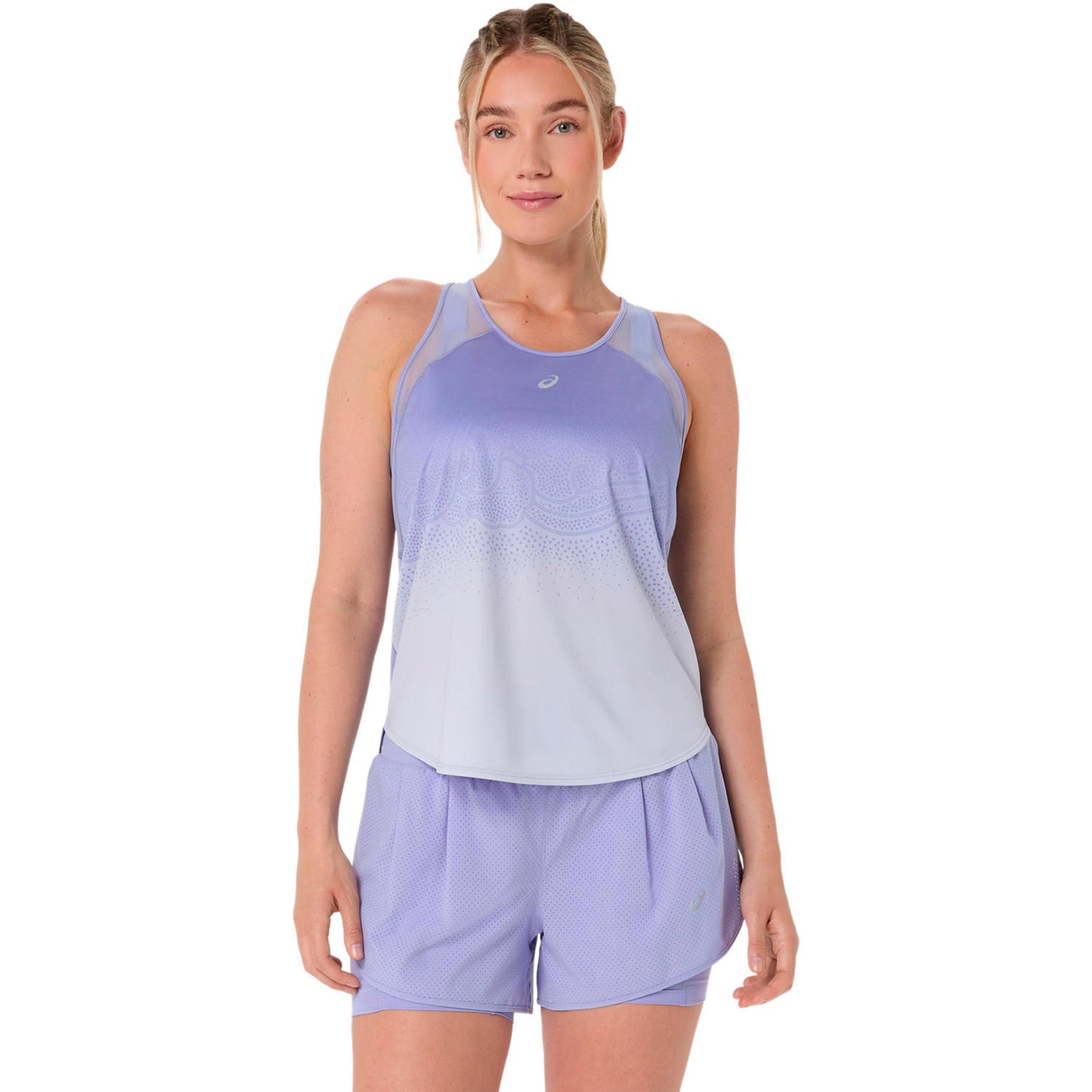ASICS Road Fade Laufshirt Damen-blau