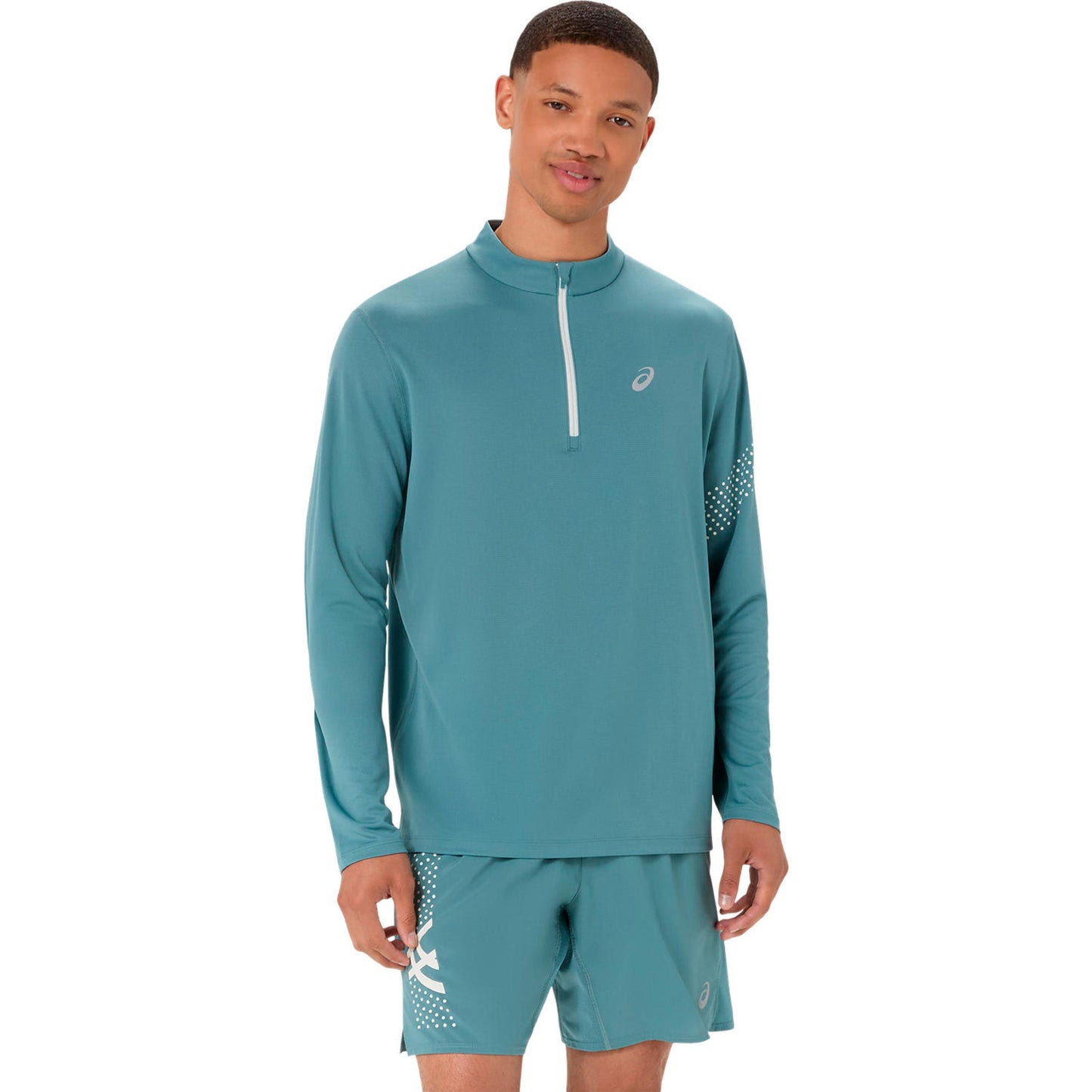 ASICS Icon 1/2 Zip  Laufshirt Herren - türkis