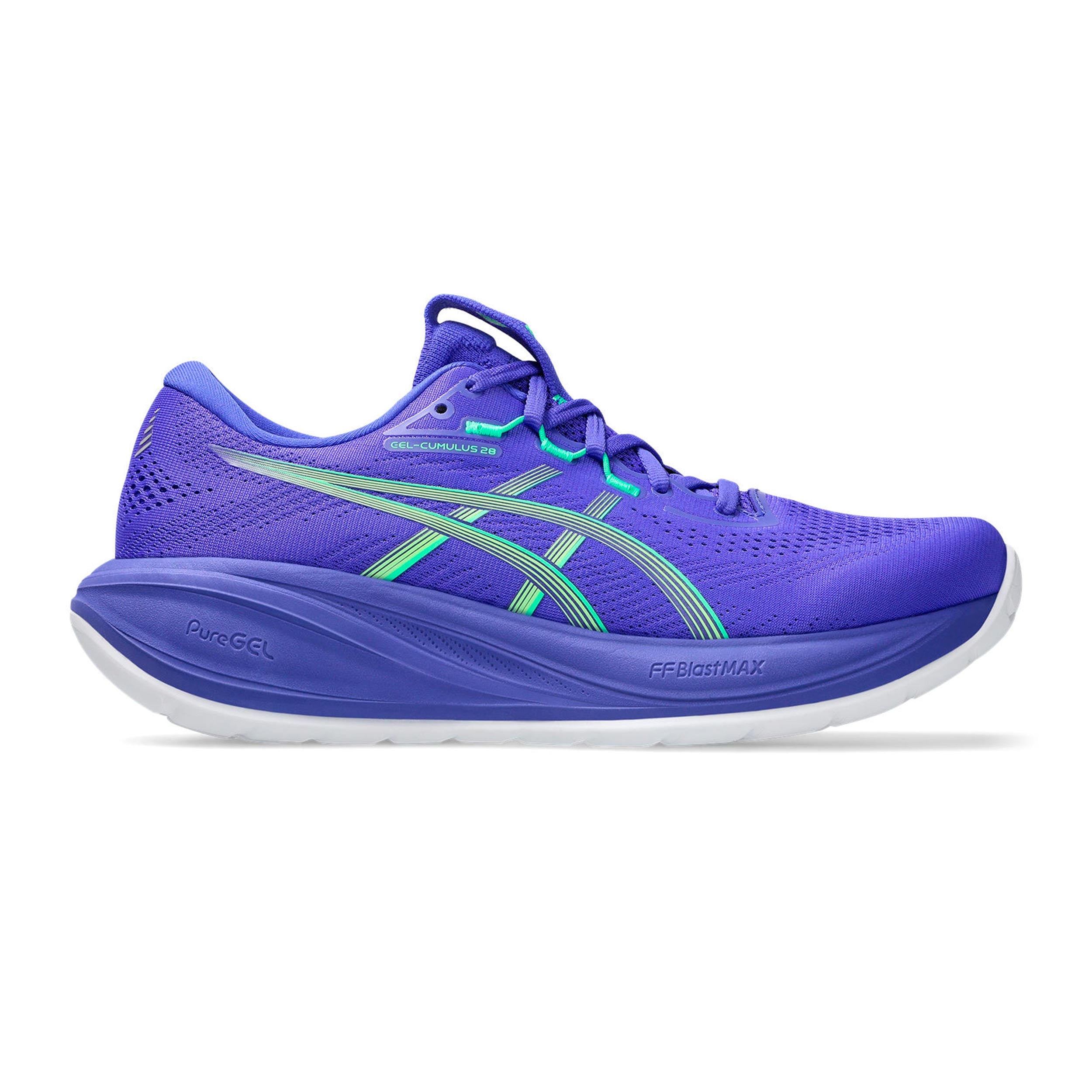 ASICS Gel-Cumulus 28 Neutralschuh Herren-blau, grün