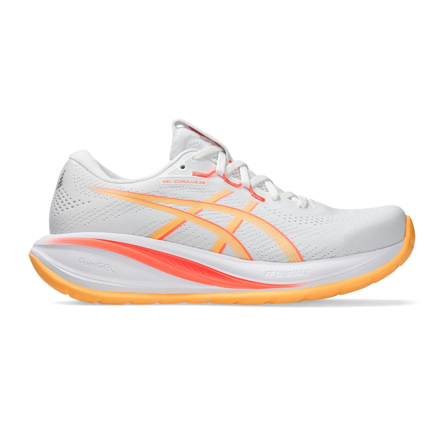 ASICS GEL-CUMULUS 28 Neutralschuh Damen - weiß, orange