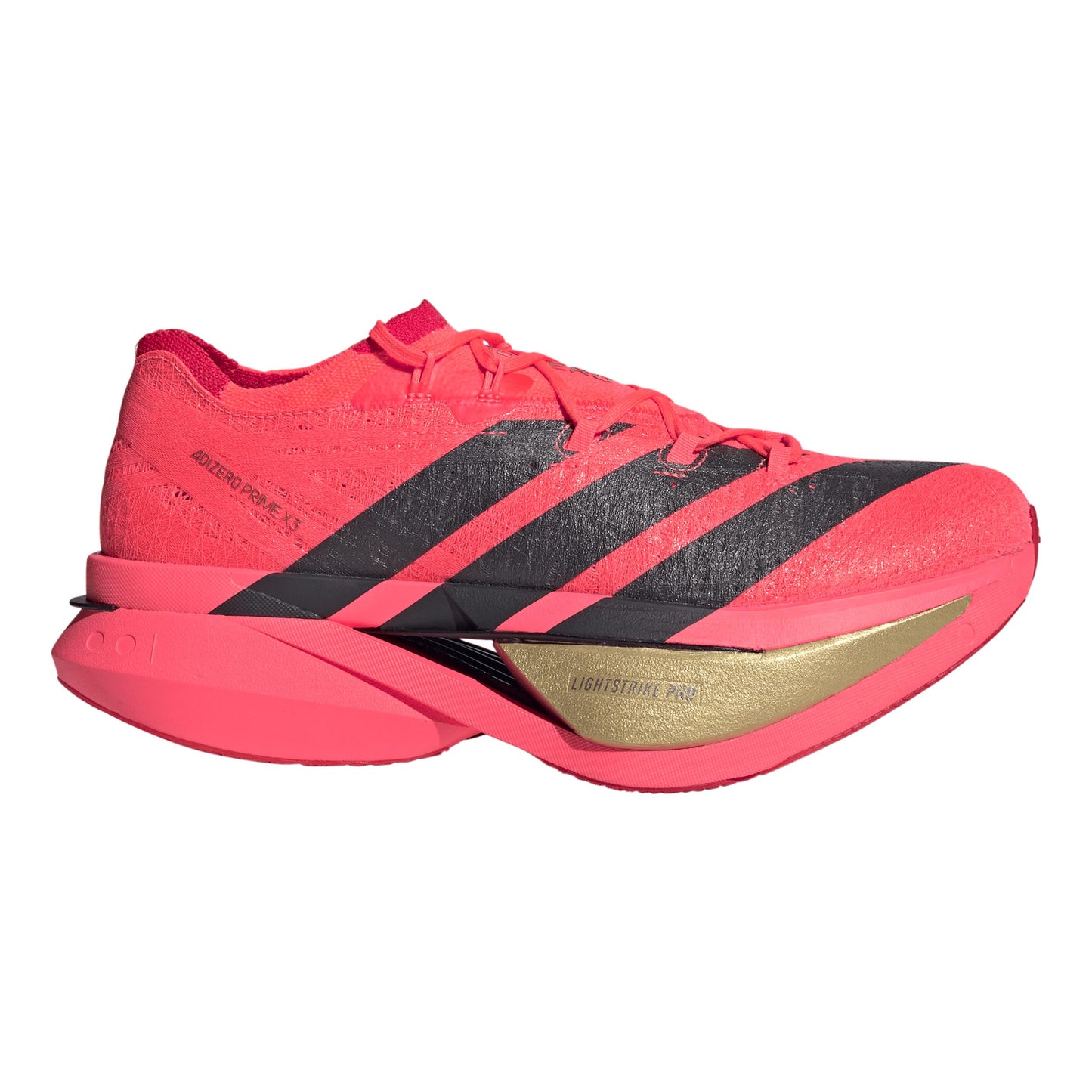adidas adizero Prime X3 Strung Wettkampfschuh Unisex - rot, schwarz