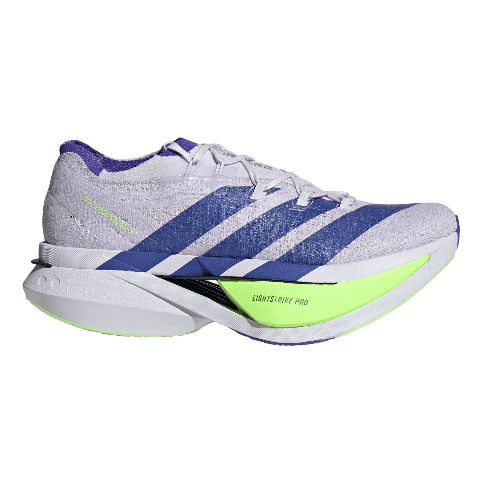 adidas adizero Prime X3 Strung Wettkampfschuh Unisex - flieder, lila