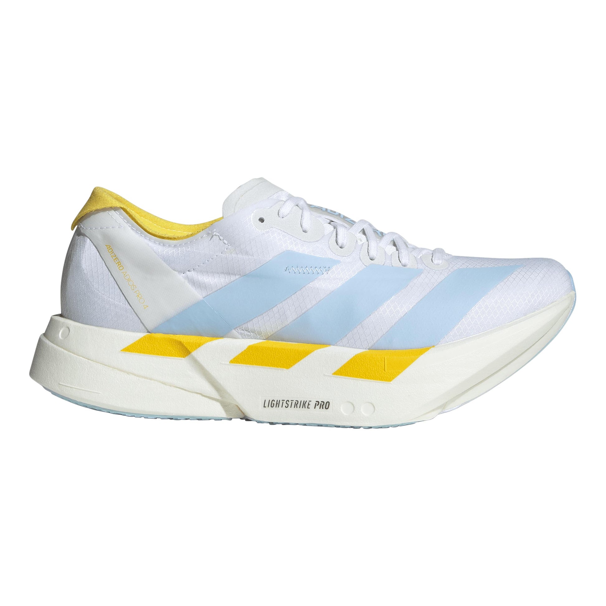 adidas adizero Adios Pro 4 Wettkampfschuh Damen - weiß, blau