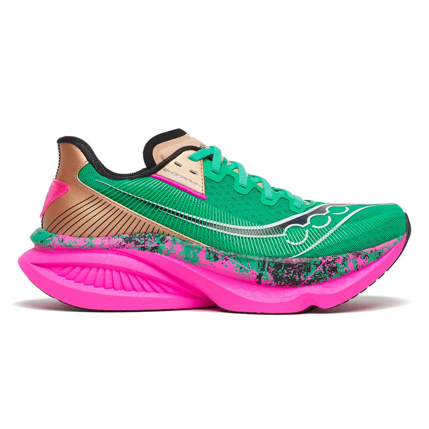 Saucony Endorphin Azura Neutralschuh Damen-grün, schwarz