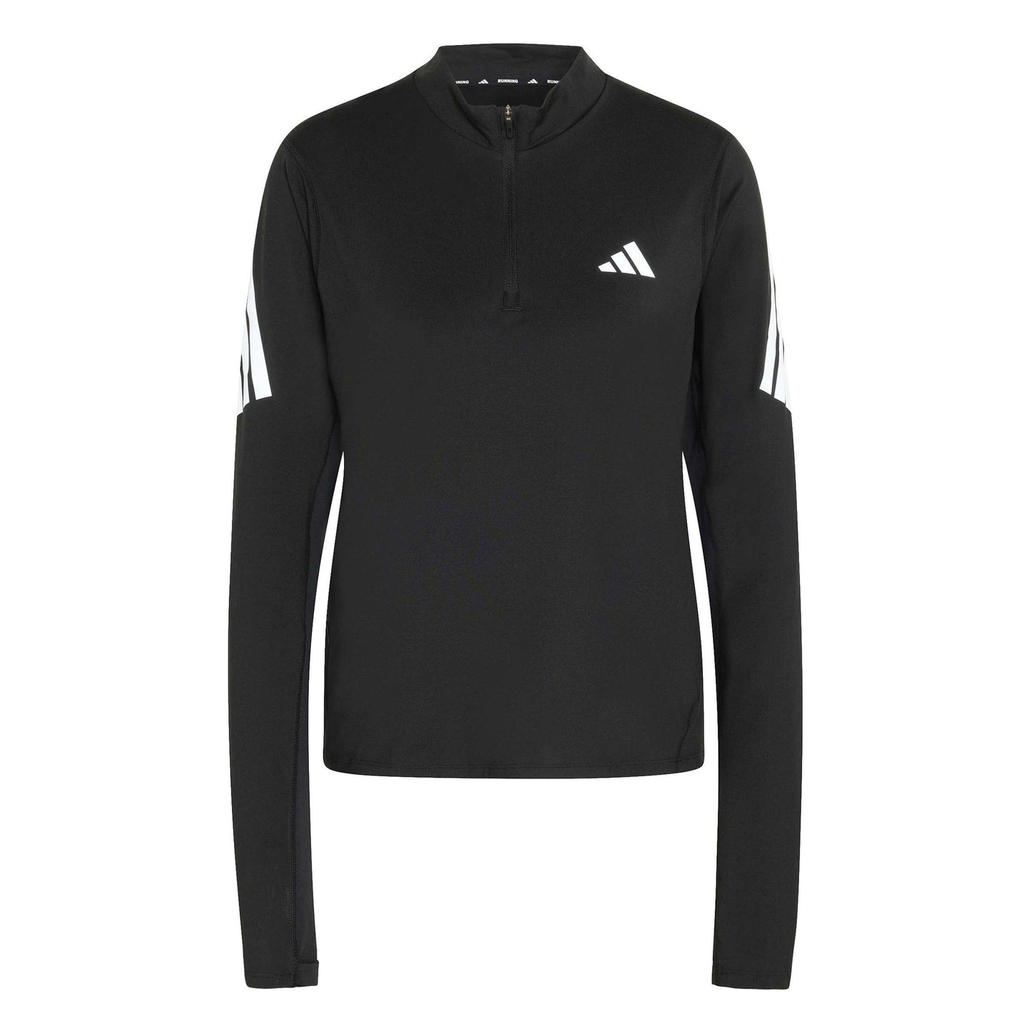adidas adi365 Zip  Laufshirt Damen-schwarz