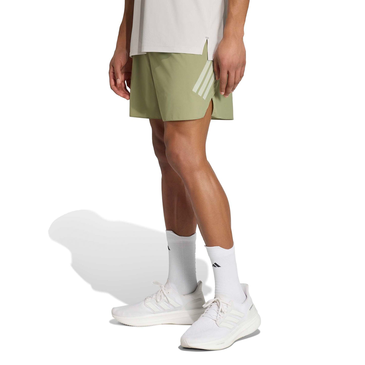 adidas adi365 5in Laufshorts Herren - oliv