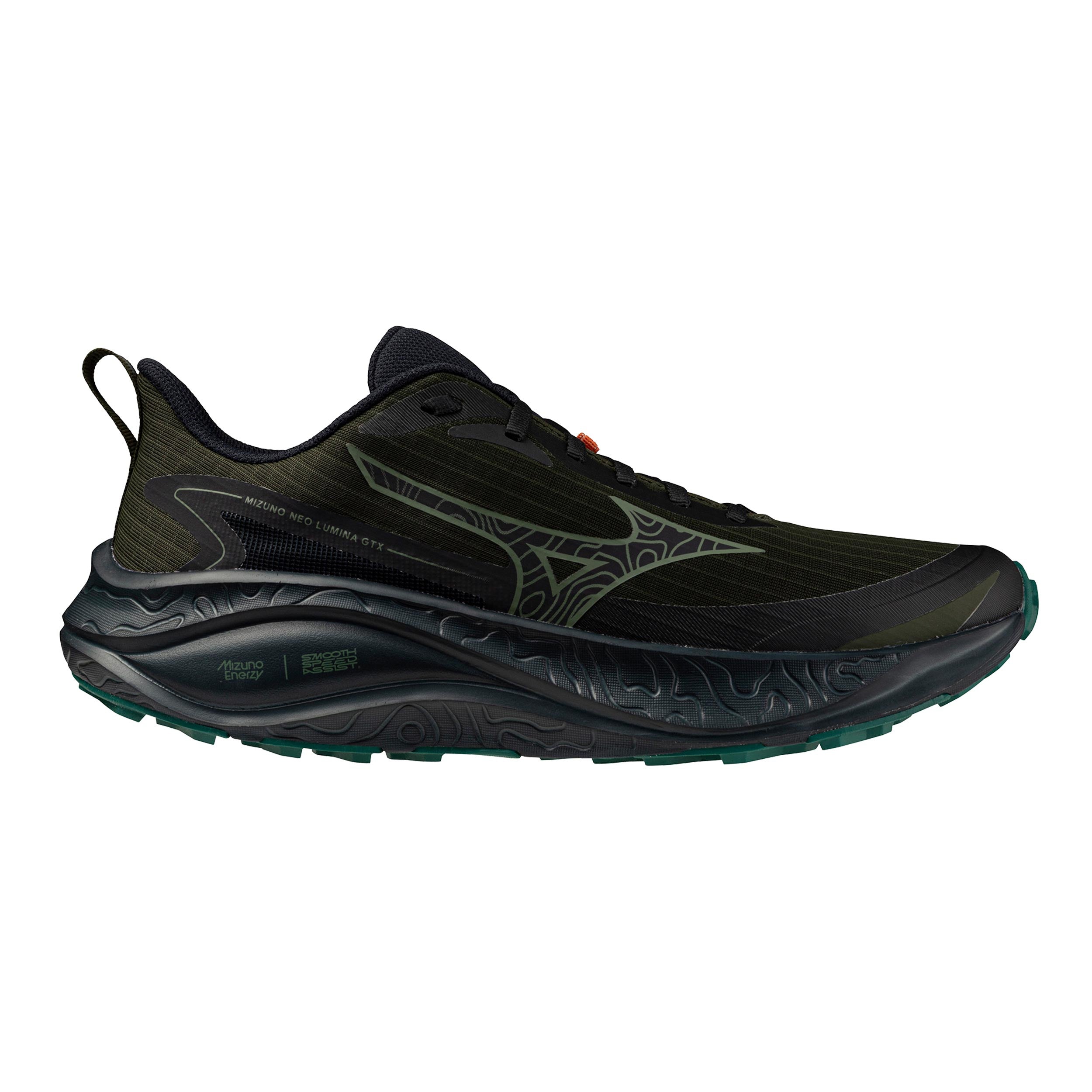 Mizuno Neo Lumina GTX  Trailschuh Herren - dunkelgrün, schwarz