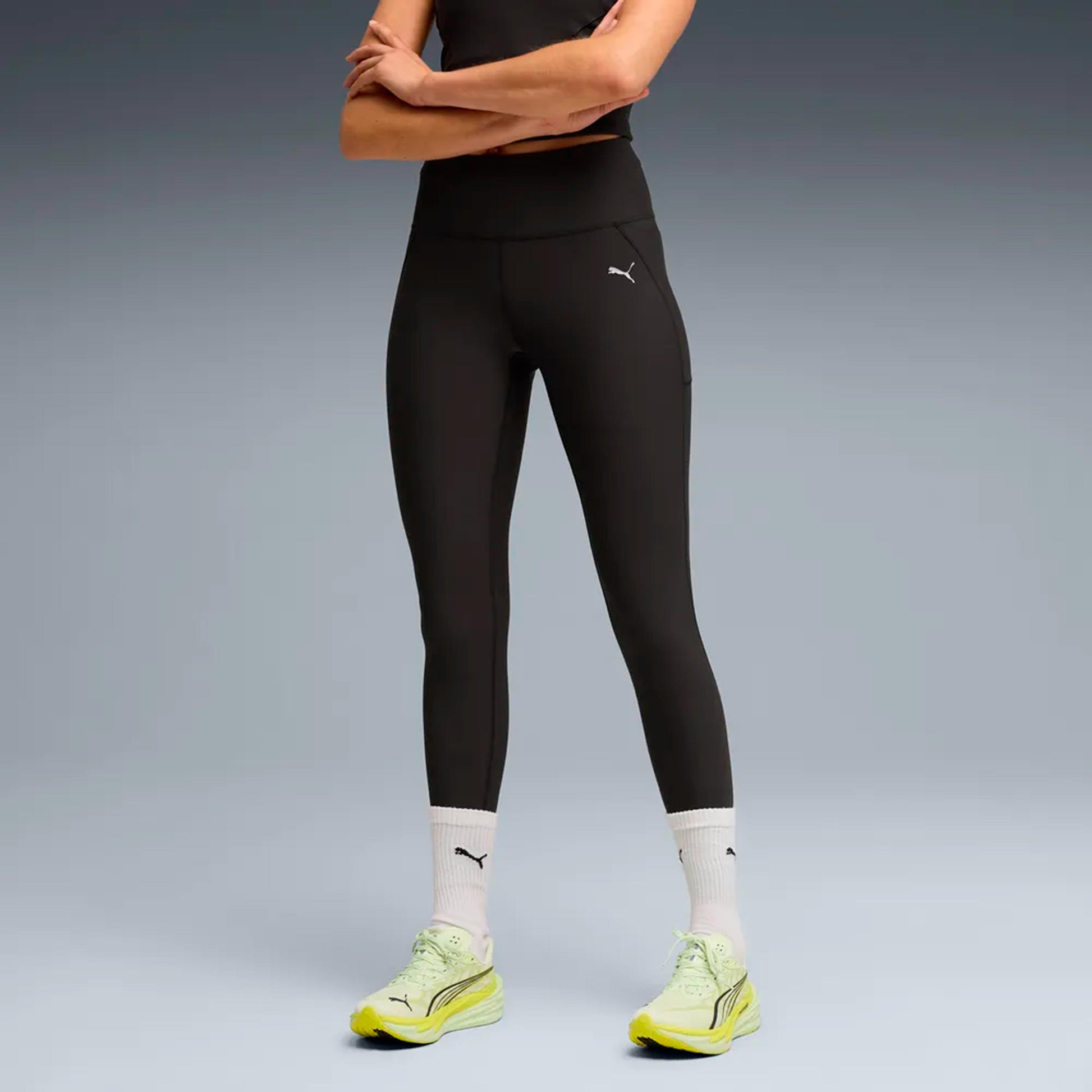Puma Dreamrun Lauftight Damen-schwarz