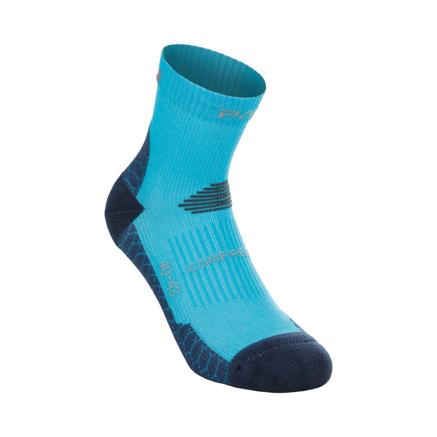 P.A.C. RN 6.2 Reflective Pro Mid Compression Kompressions-Socken Herren-türkis
