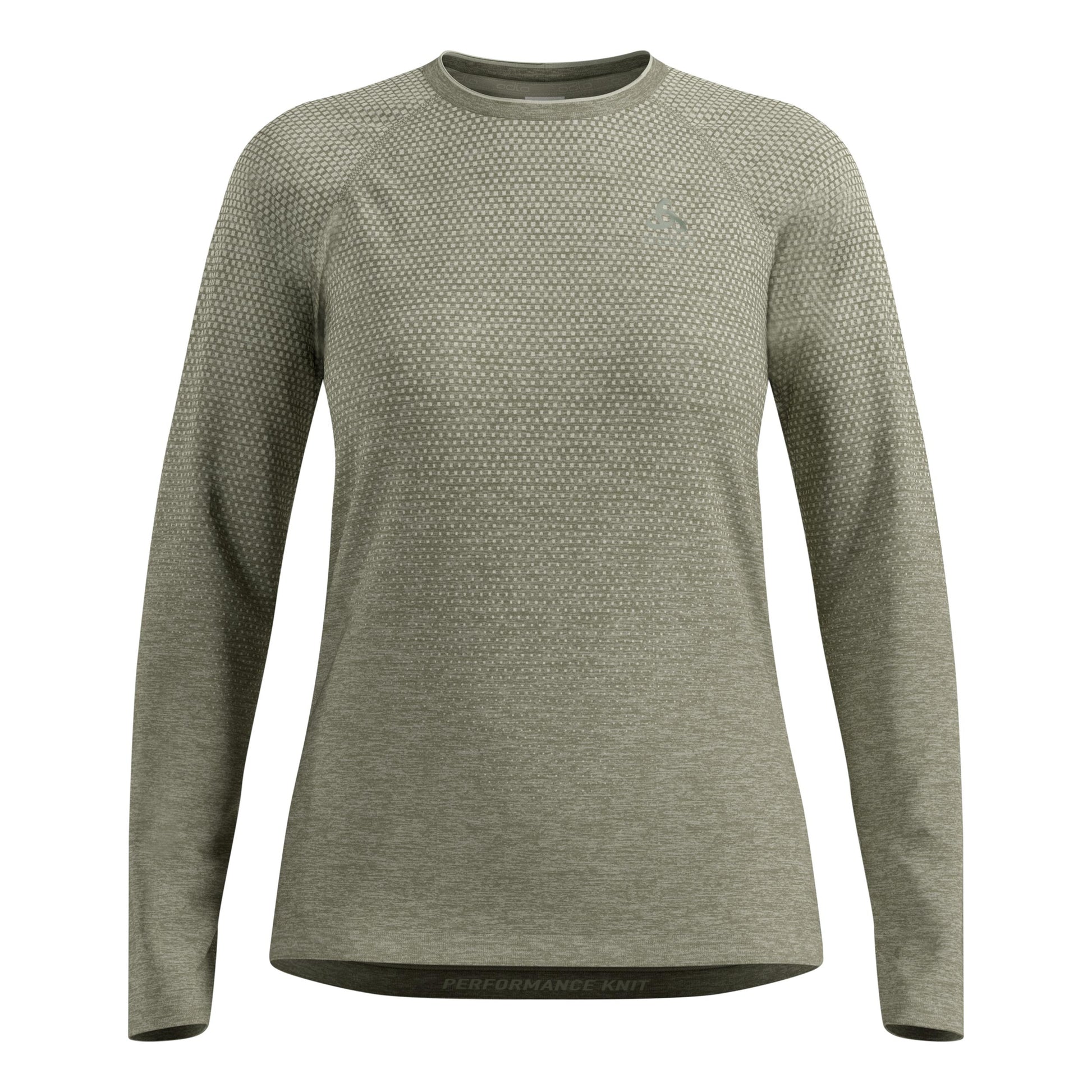 Odlo Essential Seamless  Laufshirt Damen - oliv